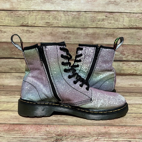 Dr. Martens Glitter Side Zip Booties - Picture 2 of 8
